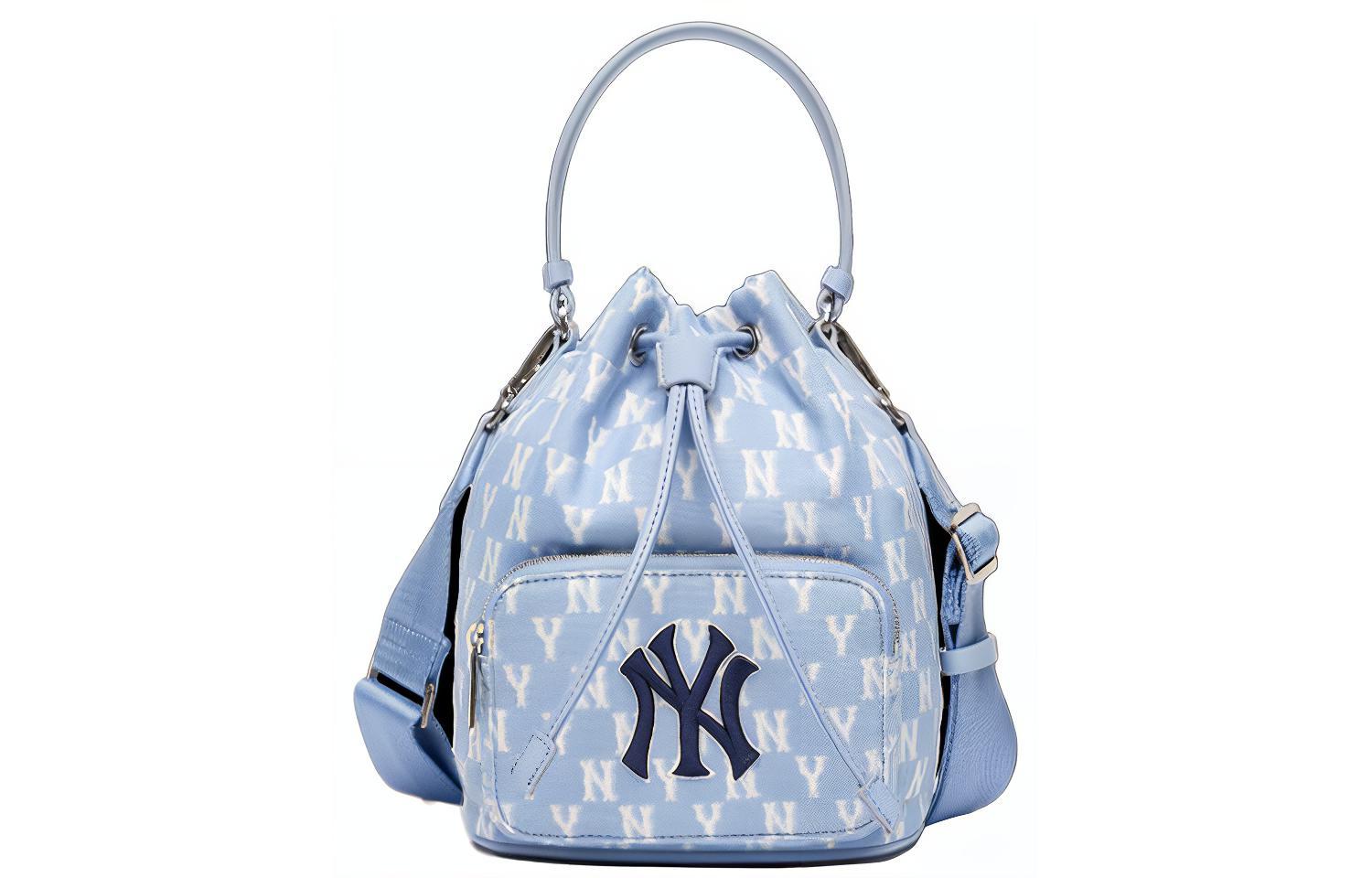 MLB Сумка ведро из коллекции Monogram полиэстер на плечо или через плечо обычная женская синяя