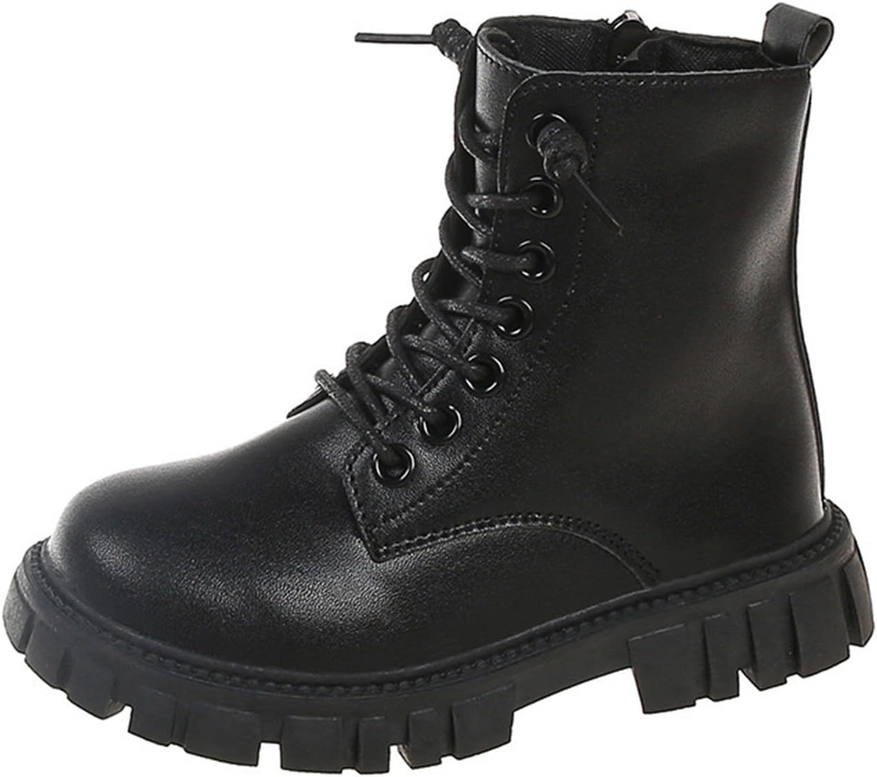 Детские зимние сапоги для девочек с утеплителем из флиса, кожаные, водонепроницаемые, с боковой молнией и шнуровкой, нескользящие, с теплой подкладкой, на резиновой подошве Generic, Black
Детские зимние сапоги для девочек с утеплителем из флиса, кожаные, водонепроницаемые, с боковой молнией и шнуровкой, нескользящие, с теплой подкладкой, на резиновой подошве Generic, Black