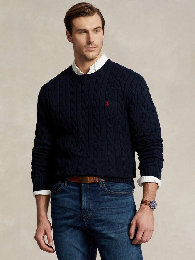 Пулловер Big & Tall с кабельным узором Ralph Lauren, Hunter Navy
Пулловер Big & Tall с кабельным узором Ralph Lauren, Hunter Navy