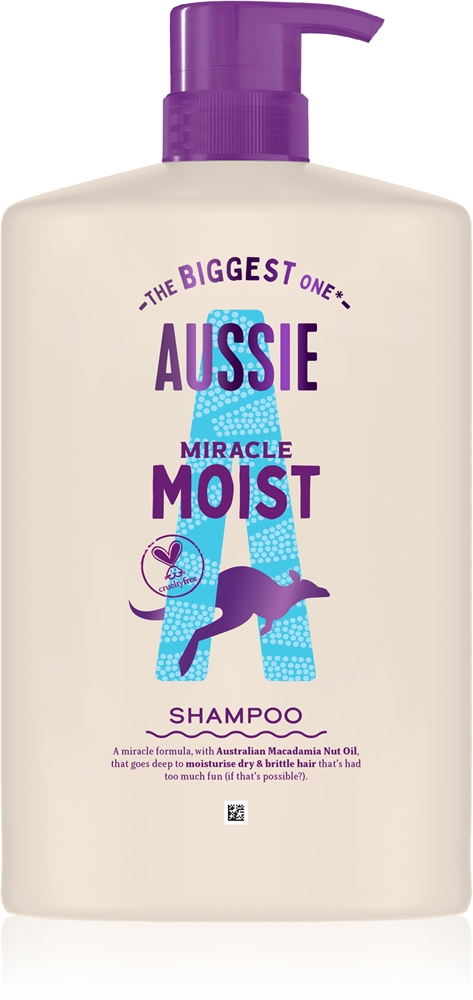 Увлажняющий шампунь Miracle Moisture для сухих и поврежденных волос Aussie, 1000 мл
Увлажняющий шампунь Miracle Moisture для сухих и поврежденных волос Aussie, 1000 мл