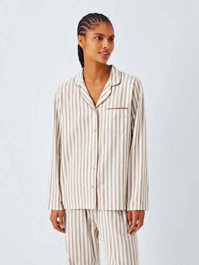 Комплект пижамы Luna Stripe из мягкой хлопковой ткани John Lewis, Ivory/Toffee
Комплект пижамы Luna Stripe из мягкой хлопковой ткани John Lewis, Ivory/Toffee