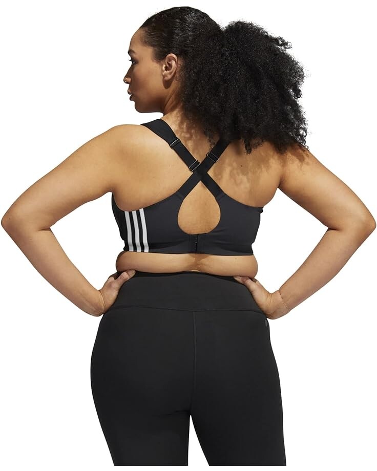 Бюстгальтер Adidas Plus Size Tailored Impact Luxe Training High Support Zip Bra, черный/белый
Бюстгальтер Adidas Plus Size Tailored Impact Luxe Training High Support Zip Bra, черный/белый