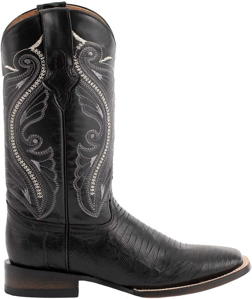 Мужские ботинки Ferrini Italia Taylor с квадратным носком из кожи ящерицы Teju, средняя голень - черные
Мужские ботинки Ferrini Italia Taylor с квадратным носком из кожи ящерицы Teju, средняя голень - черные