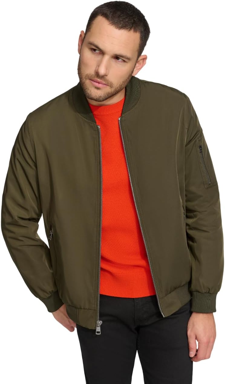 Мужская легкая водонепроницаемая куртка-бомбер Calvin Klein, Olive
Мужская легкая водонепроницаемая куртка-бомбер Calvin Klein, Olive