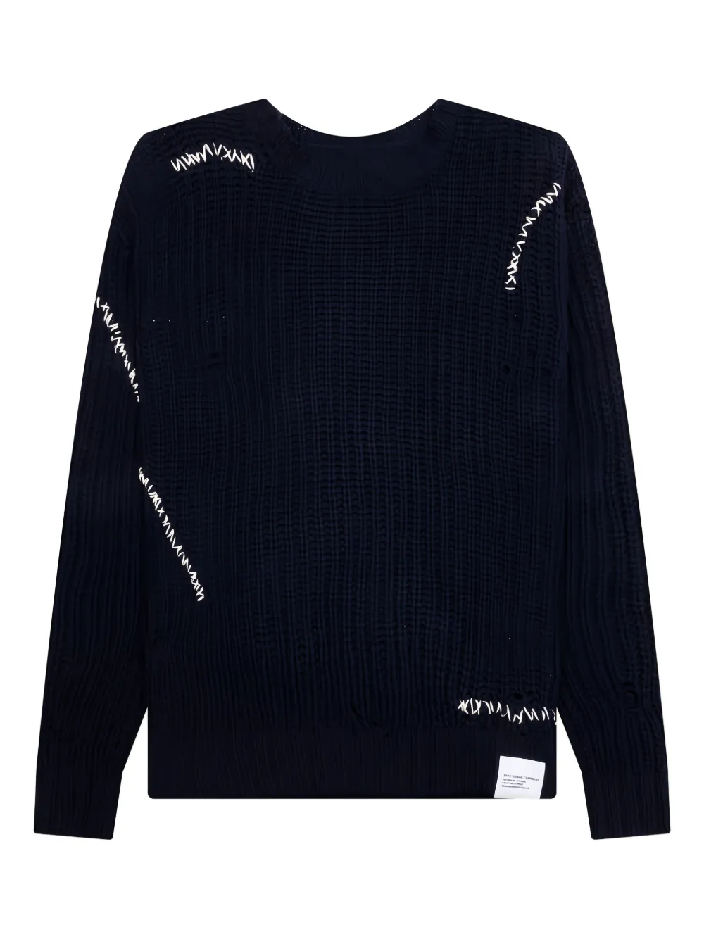 Свитер с круглым вырезом и декоративной отделкой Neighborhood, синий
Свитер с круглым вырезом и декоративной отделкой Neighborhood, синий