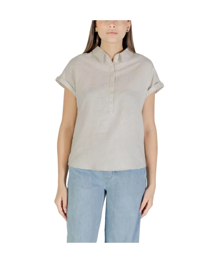 Льняная рубашка с воротником Street One, белый
Льняная рубашка с воротником Street One, белый