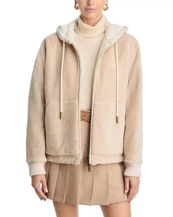 Кардиган с капюшоном на молнии Moncler, белый
Кардиган с капюшоном на молнии Moncler, белый