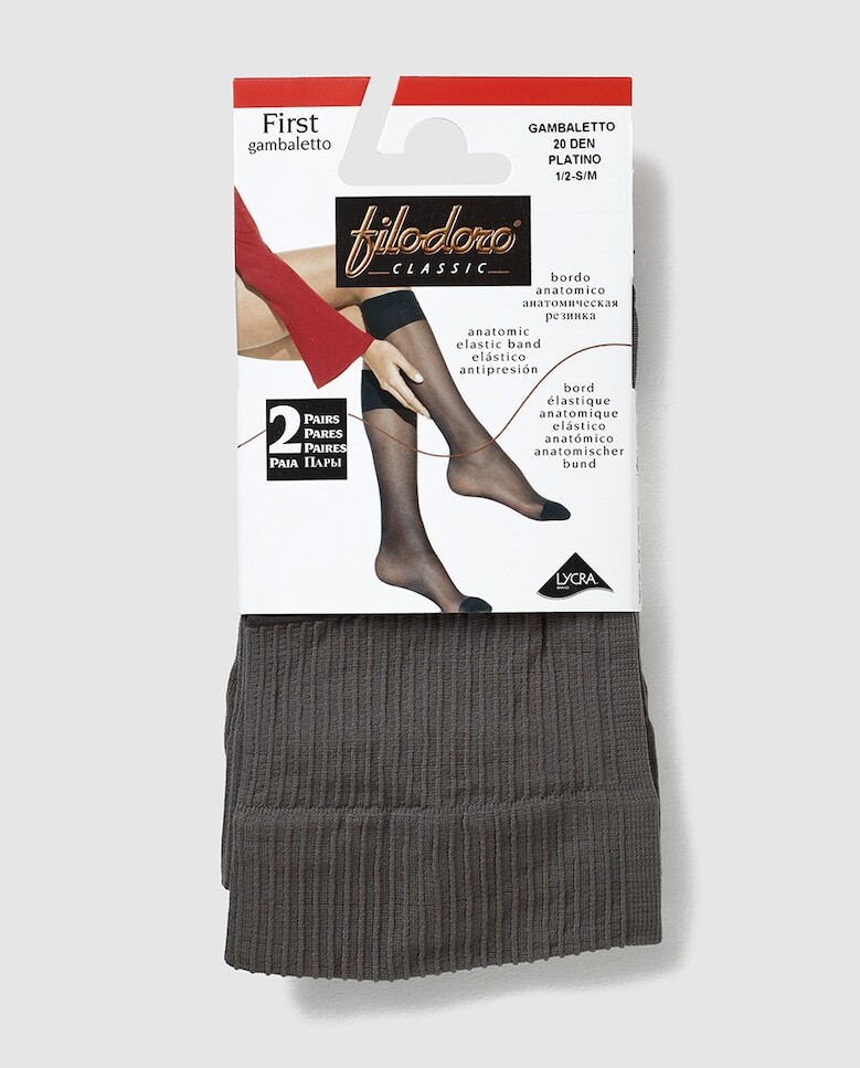 Комплект из двух мини-колготок плотностью 20 ден с анти-давящей резинкой Filodoro, серый
Комплект из двух мини-колготок плотностью 20 ден с анти-давящей резинкой Filodoro, серый