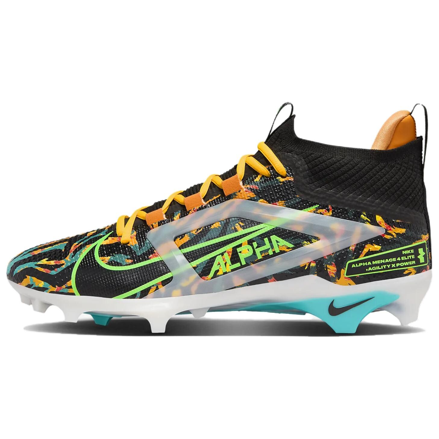 Футбольные бутсы Alpha Menace 4 для мужчин, средний верх, черный/оранжевый/зеленый Nike
Футбольные бутсы Alpha Menace 4 для мужчин, средний верх, черный/оранжевый/зеленый Nike