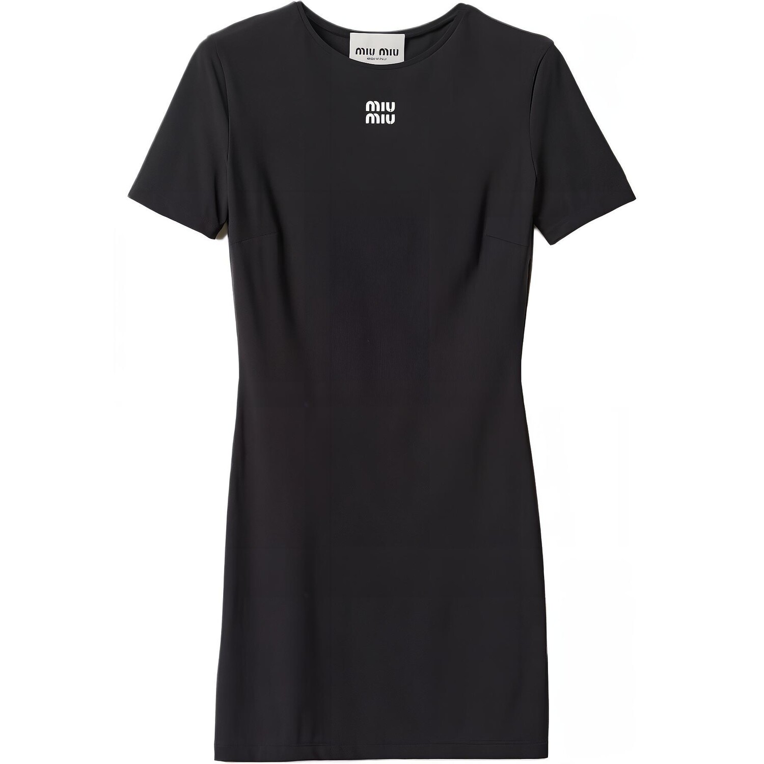 Платье Miu Miu с короткими рукавами, черный
Платье Miu Miu с короткими рукавами, черный