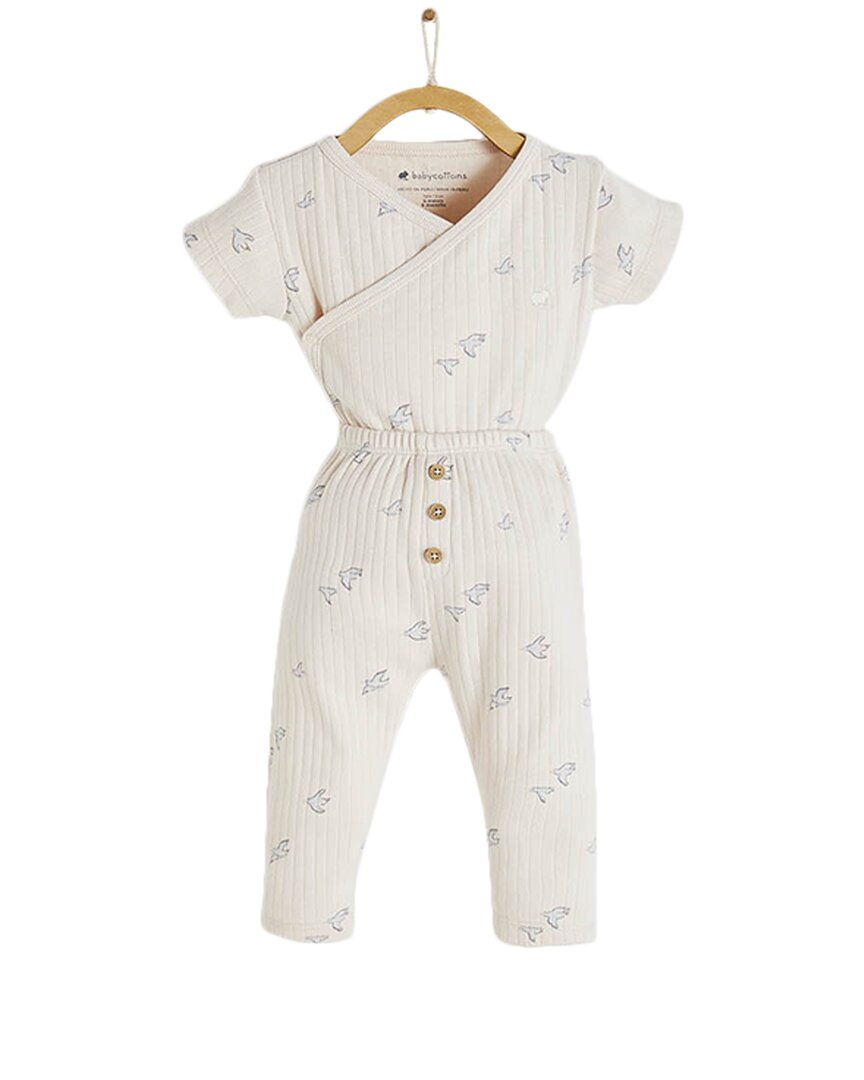 Боди и трусики Babycottons Goose Crossed, белый
Боди и трусики Babycottons Goose Crossed, белый