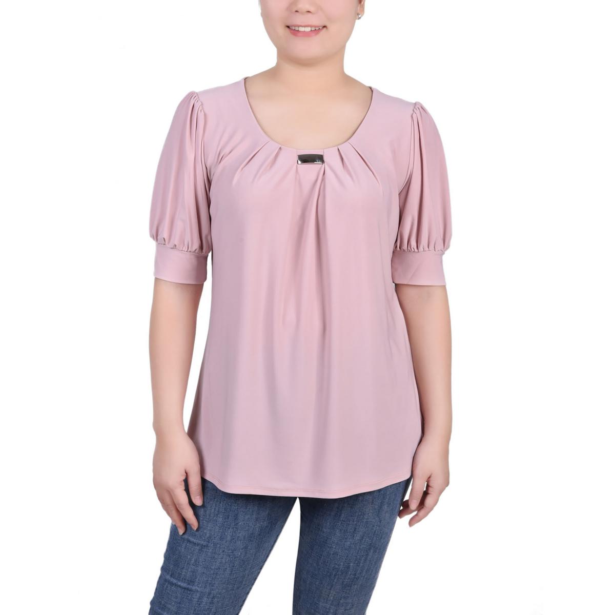 Офисная профессиональная блузка для женщин Petites NY Collection, цвет mellow rose
Офисная профессиональная блузка для женщин Petites NY Collection, цвет mellow rose