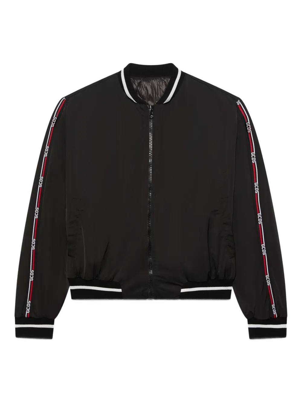 Куртка на молнии с полосками и логотипом Gcds, черный
Куртка на молнии с полосками и логотипом Gcds, черный