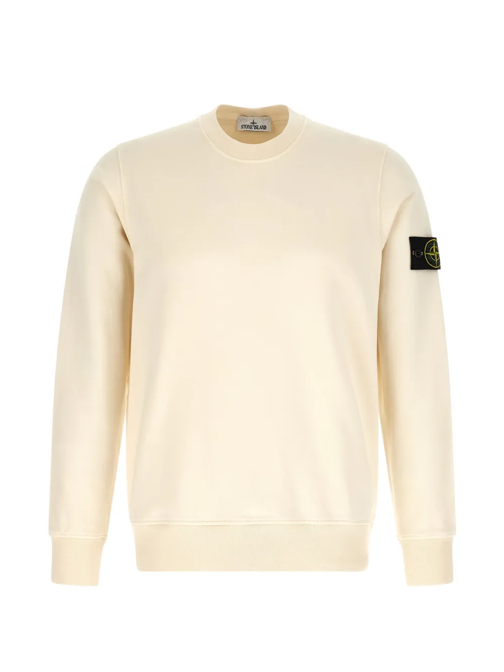 Свитшот с круглым вырезом и нашивкой-логотипом Stone Island, бежевый
Свитшот с круглым вырезом и нашивкой-логотипом Stone Island, бежевый