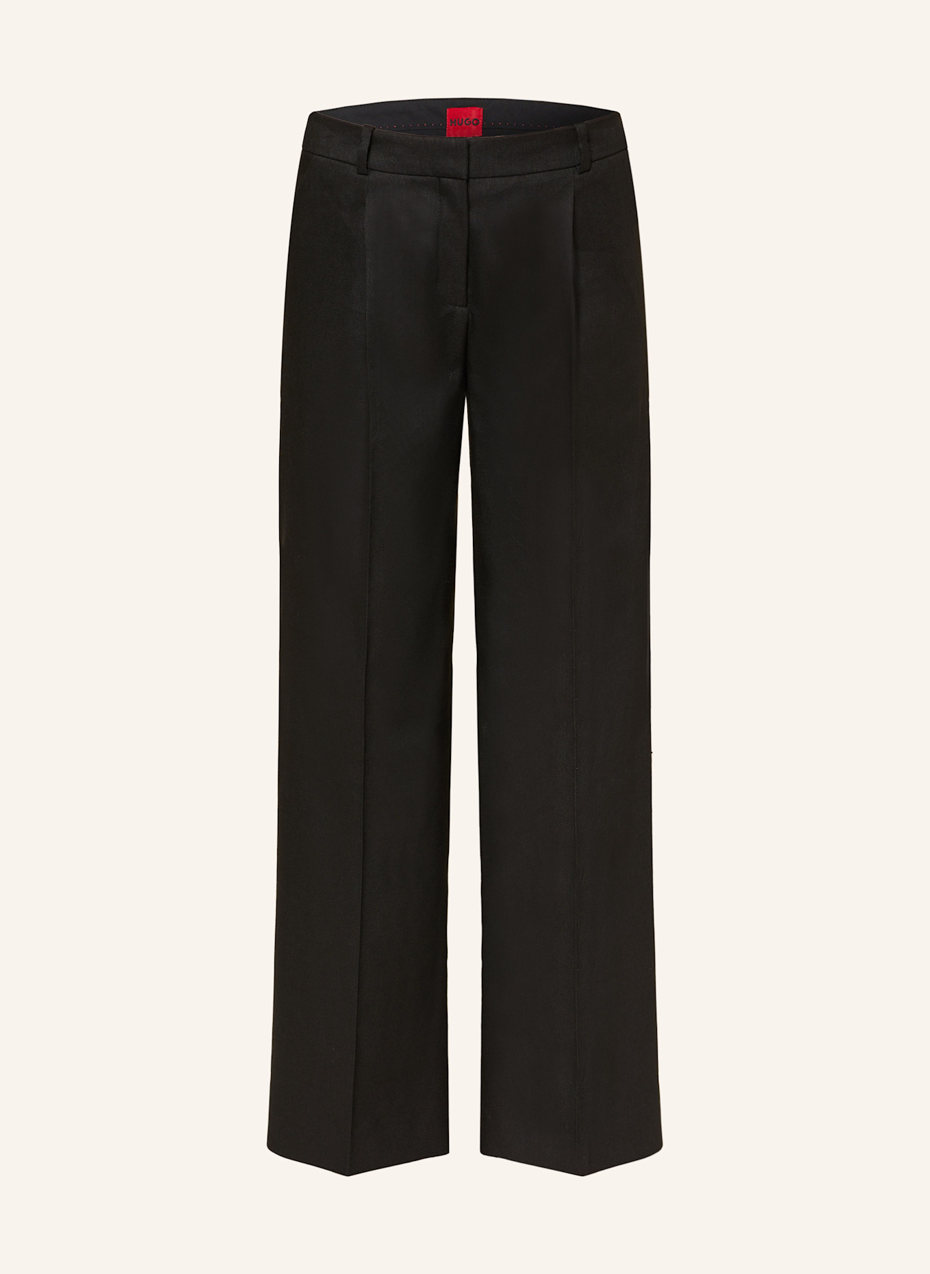 Марлен брюки халати с льном Hugo, черный
Марлен брюки халати с льном Hugo, черный