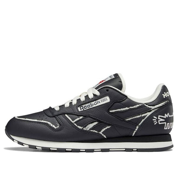 Кроссовки keith haring x classic leather 'dog blackboard chalk drawing' Reebok, черный
Кроссовки keith haring x classic leather 'dog blackboard chalk drawing' Reebok, черный