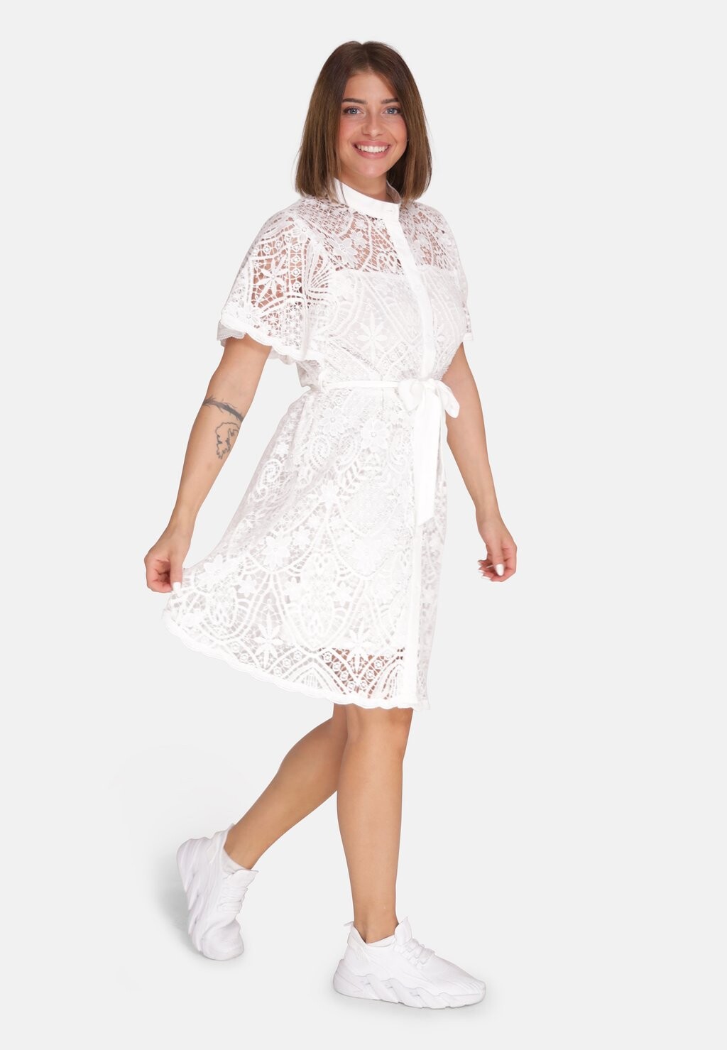 Платье-рубашка Elara, белый
Платье-рубашка Elara, белый