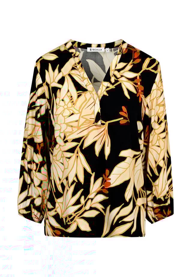 Блузка-Рубашка с цветочным принтом черного/песочного цвета Bicalla, мультиколор
Блузка-Рубашка с цветочным принтом черного/песочного цвета Bicalla, мультиколор