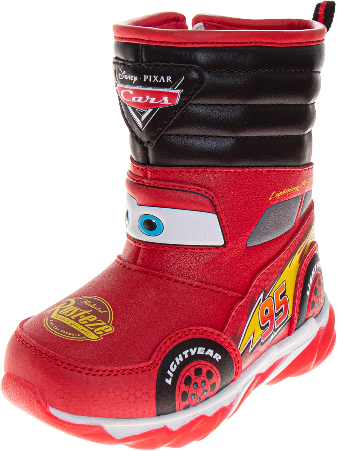Зимние водонепроницаемые сапоги для детей Disney с Микки Маусом, Историей игрушек и Тачками (для малышей и маленьких детей), черный/красный
Зимние водонепроницаемые сапоги для детей Disney с Микки Маусом, Историей игрушек и Тачками (для малышей и маленьких детей), черный/красный