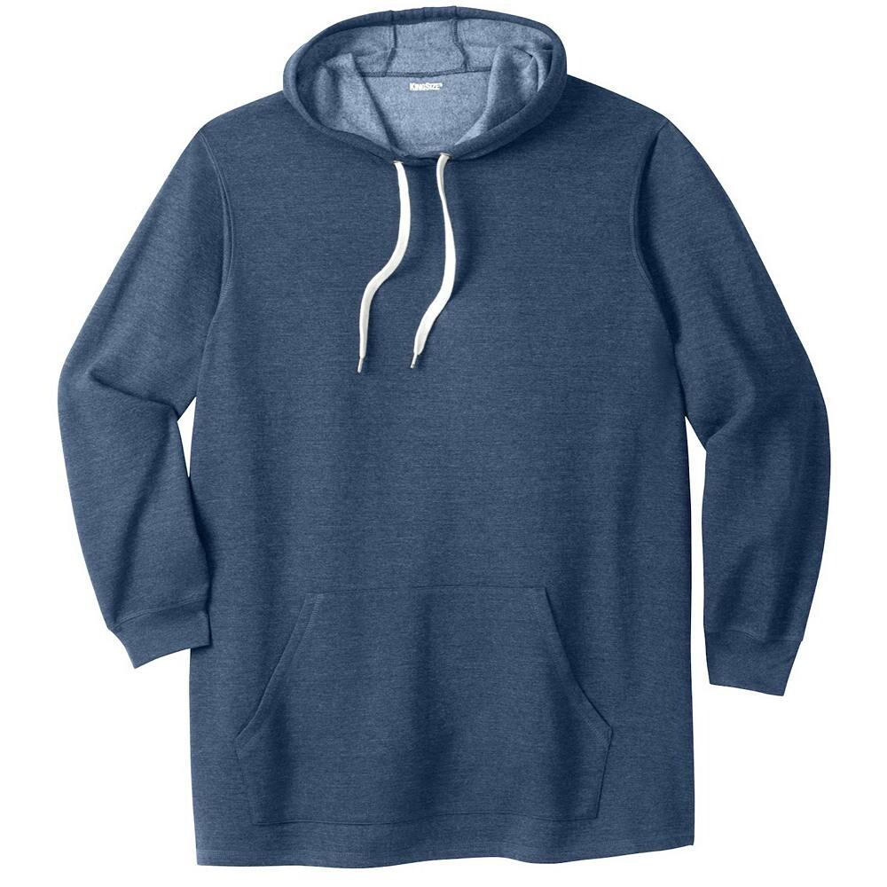 Мужской длинный флисовый пуловер с капюшоном Kingsize большой и высокий KingSize, цвет Heather Slate Blue
Мужской длинный флисовый пуловер с капюшоном Kingsize большой и высокий KingSize, цвет Heather Slate Blue