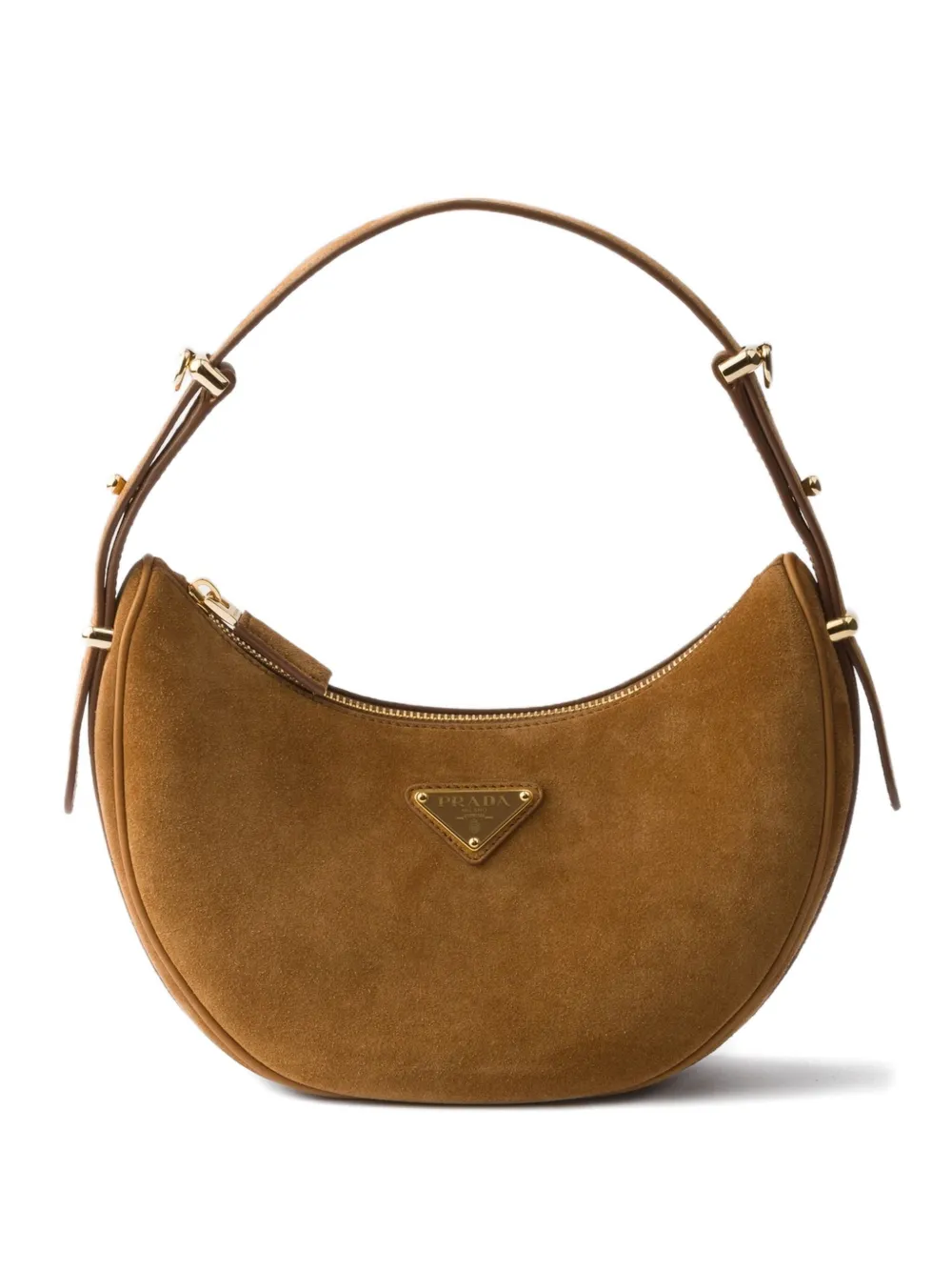 Сумка через плечо из замши Arqué Prada, коричневый
Сумка через плечо из замши Arqué Prada, коричневый