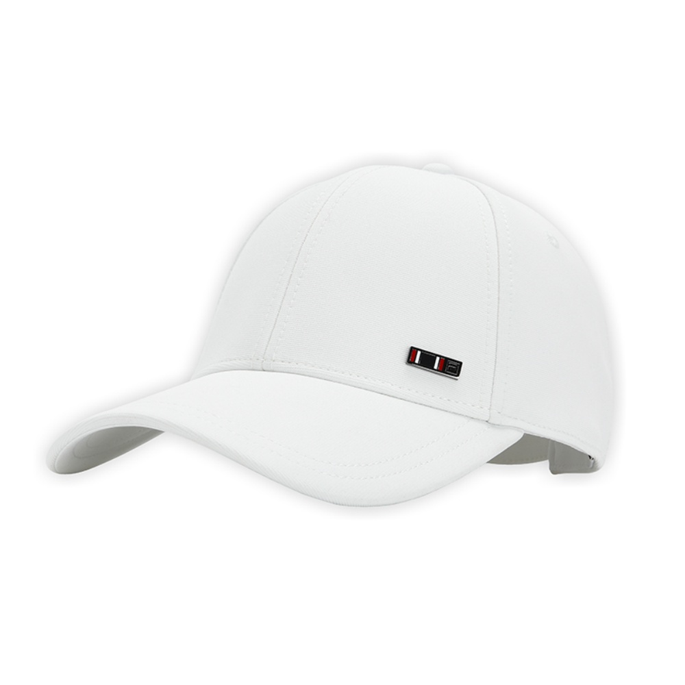 FILA Белая бейсболка из полиэстера унисекс, Steam White 
FILA Белая бейсболка из полиэстера унисекс, Steam White