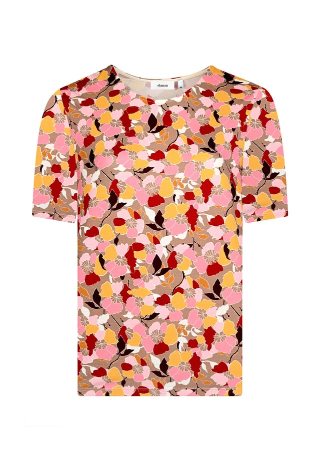 Рубашка с цветочным принтом в розово-серо-коричневом цвете Elanza, мультиколор
Рубашка с цветочным принтом в розово-серо-коричневом цвете Elanza, мультиколор