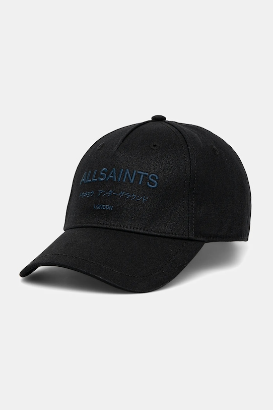 Хлопковая бейсболка Allsaints, черный
Хлопковая бейсболка Allsaints, черный