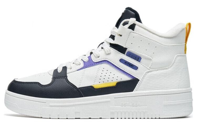 Обувь для скейтбординга Мужская с высоким верхом Белый/Черный/Фиолетовый/Желтый Xtep
Обувь для скейтбординга Мужская с высоким верхом Белый/Черный/Фиолетовый/Желтый Xtep