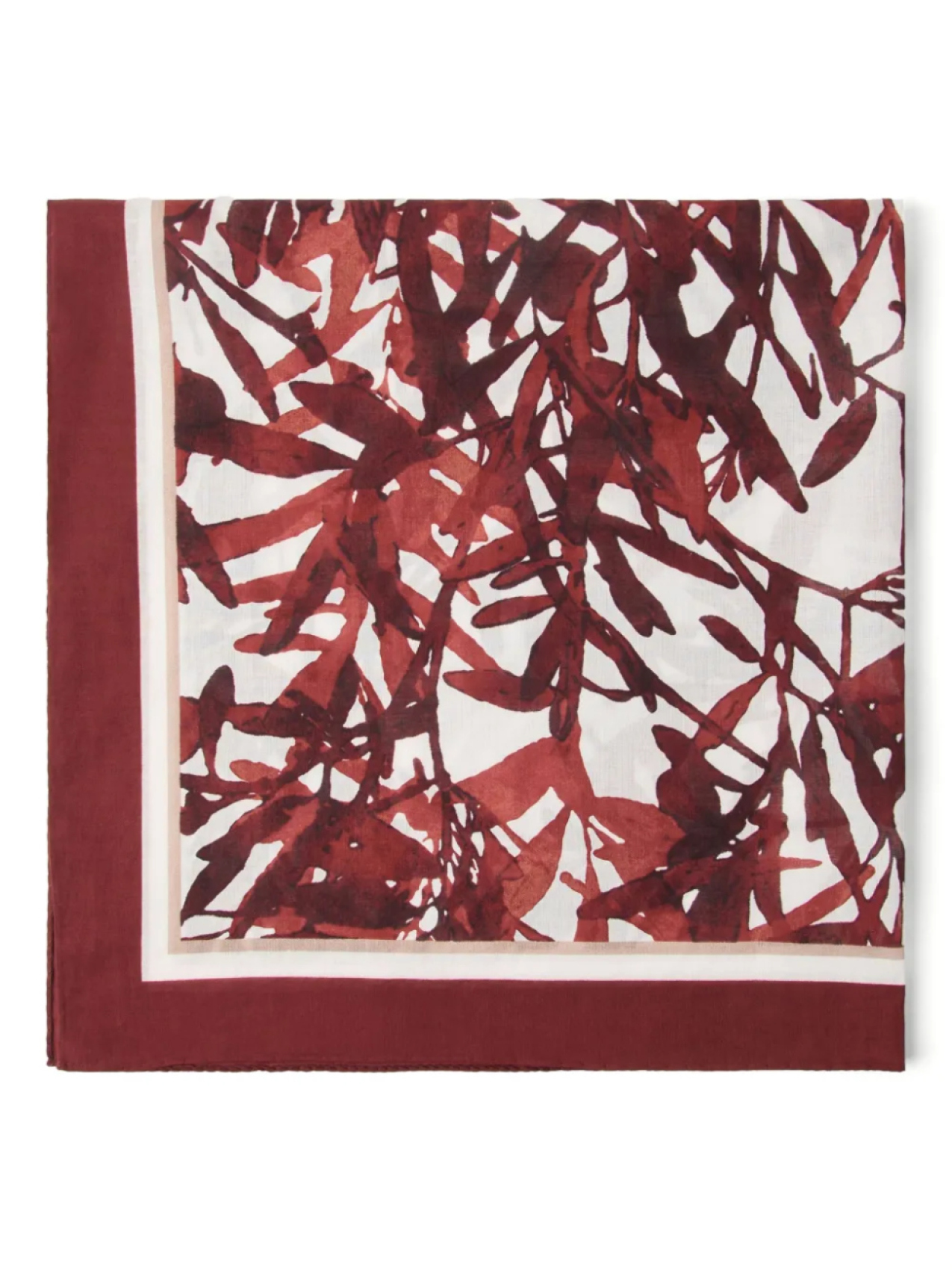 Шарф с цветочным принтом Brunello Cucinelli, красный
Шарф с цветочным принтом Brunello Cucinelli, красный