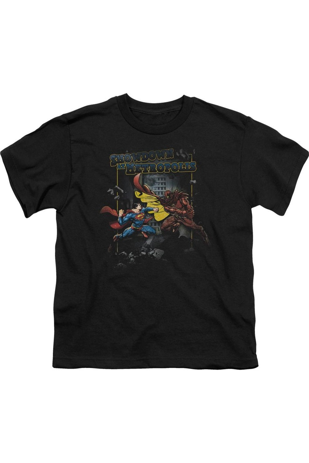 Футболка с коротким рукавом для детей "Супермен: Решающая битва" Gildan, черный
Футболка с коротким рукавом для детей "Супермен: Решающая битва" Gildan, черный