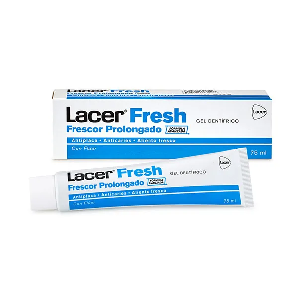 Зубная паста от неприятного запаха изо рта Fresh Gel Dentífrico Lacer, 75 ml
Зубная паста от неприятного запаха изо рта Fresh Gel Dentífrico Lacer, 75 ml