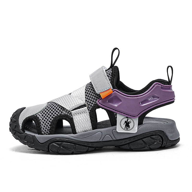 Сандалии детские с противоскользящими амортизаторами и дышащим дизайном SHIBU, серый/фиолетовый
Сандалии детские с противоскользящими амортизаторами и дышащим дизайном SHIBU, серый/фиолетовый