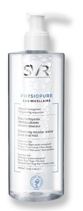 SVR Physiopure Eau Micellaire мицеллярная жидкость, 400 ml
SVR Physiopure Eau Micellaire мицеллярная жидкость, 400 ml