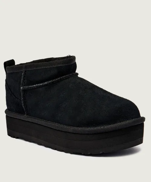 Классические ультрамини-ботинки для снегоступов на платформе Ugg, черный
Классические ультрамини-ботинки для снегоступов на платформе Ugg, черный