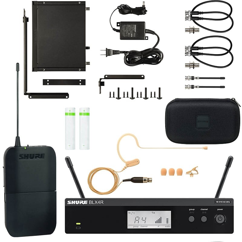 Беспроводная микрофонная система Shure BLX14R / MX53-H9
Беспроводная микрофонная система Shure BLX14R / MX53-H9