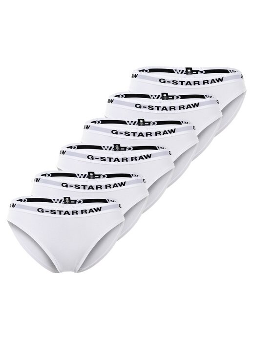 Трусы упаковка из 6 шт. G-Star Raw, белый 
Трусы упаковка из 6 шт. G-Star Raw, белый