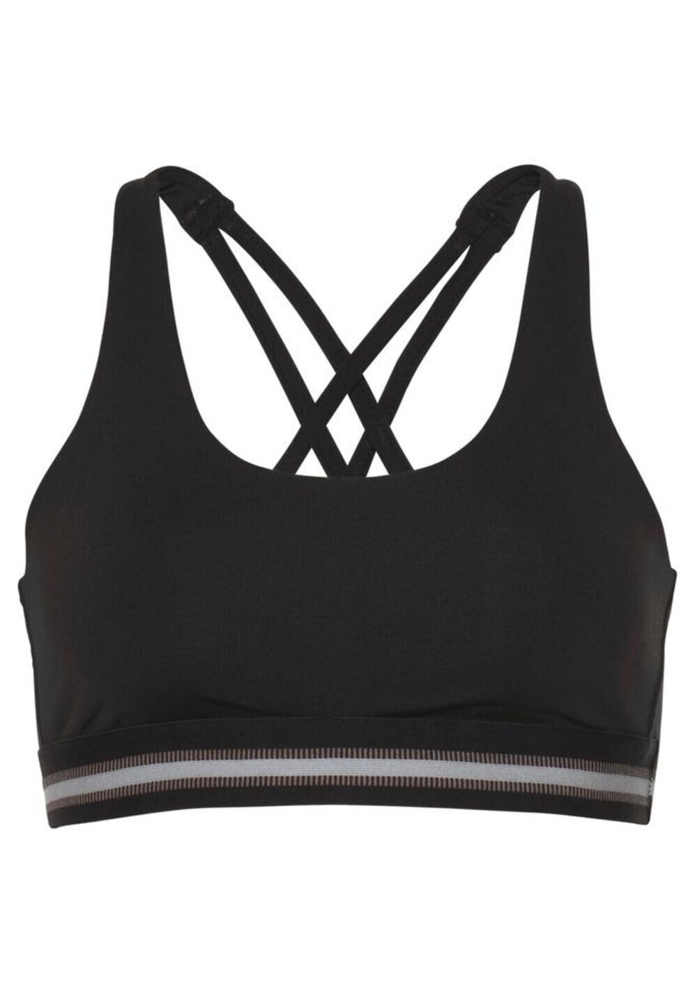 Спортивный бюстгальтер без косточек Lascana, черный
Спортивный бюстгальтер без косточек Lascana, черный
