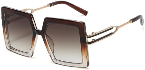 Модные большие квадратные солнцезащитные очки для мужчин, трендовые градиентные оттенки UV400 для женщин, ретро-очки оранжевого и шампанского цвета MTZJH, Brown Champagne Tea
Модные большие квадратные солнцезащитные очки для мужчин, трендовые градиентные оттенки UV400 для женщин, ретро-очки оранжевого и шампанского цвета MTZJH, Brown Champagne Tea