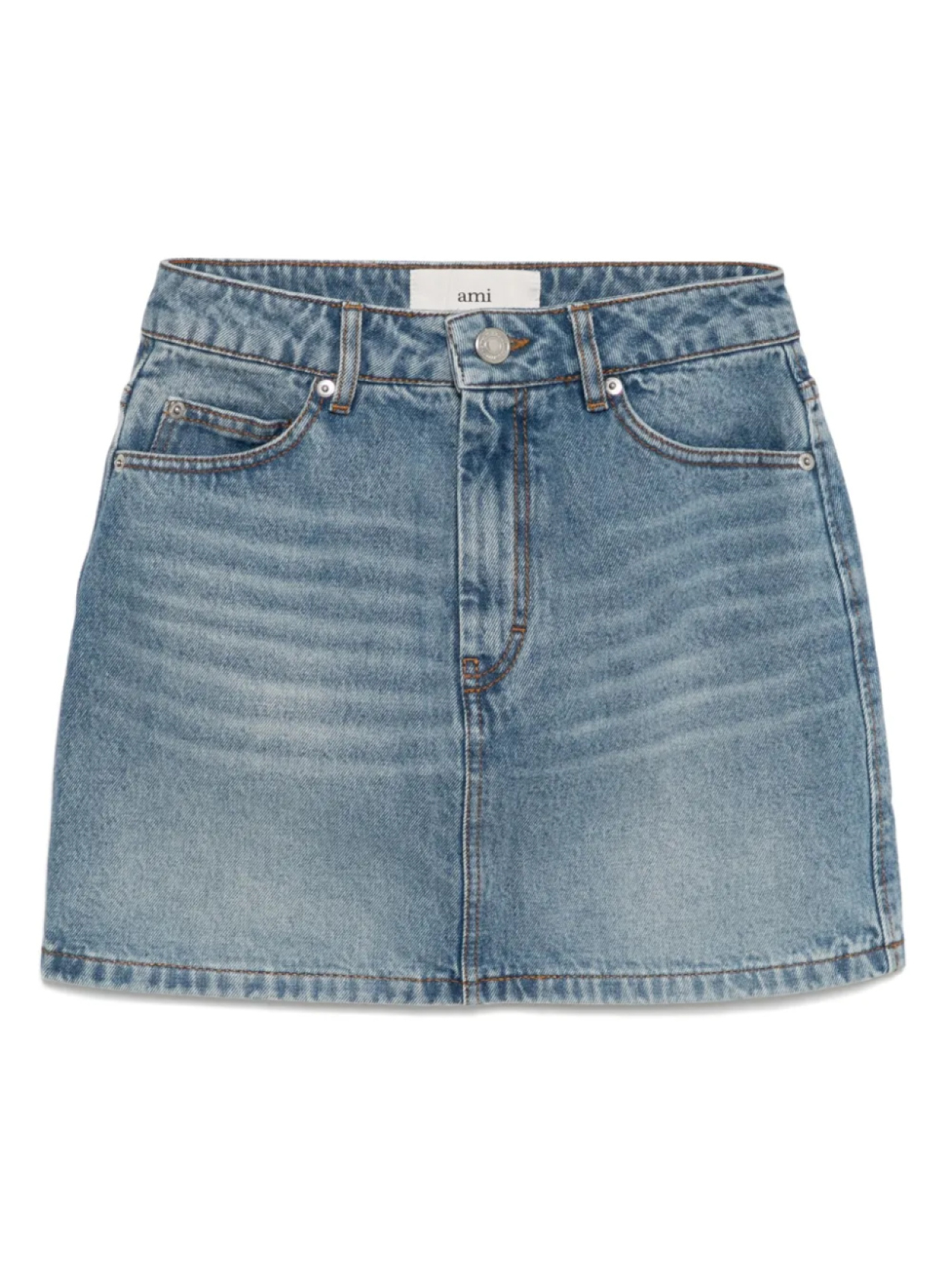 Джинсовая юбка мини AMI Paris, синий
Джинсовая юбка мини AMI Paris, синий