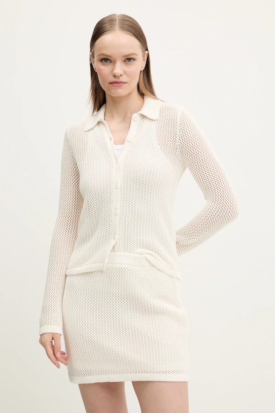 Хлопковый кардиган Abercrombie & Fitch, бежевый
Хлопковый кардиган Abercrombie & Fitch, бежевый