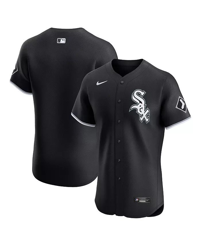 Мужская черная альтернативная джерси Chicago White Sox Vapor Premier Elite с нашивкой Nike
Мужская черная альтернативная джерси Chicago White Sox Vapor Premier Elite с нашивкой Nike