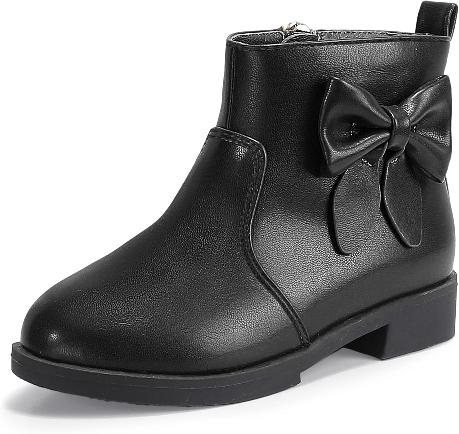Детские ботильоны для девочек PANDANINJIA Sofia Sweet с короткой голенью, бантом и боковой молнией, A Black Pu
Детские ботильоны для девочек PANDANINJIA Sofia Sweet с короткой голенью, бантом и боковой молнией, A Black Pu
