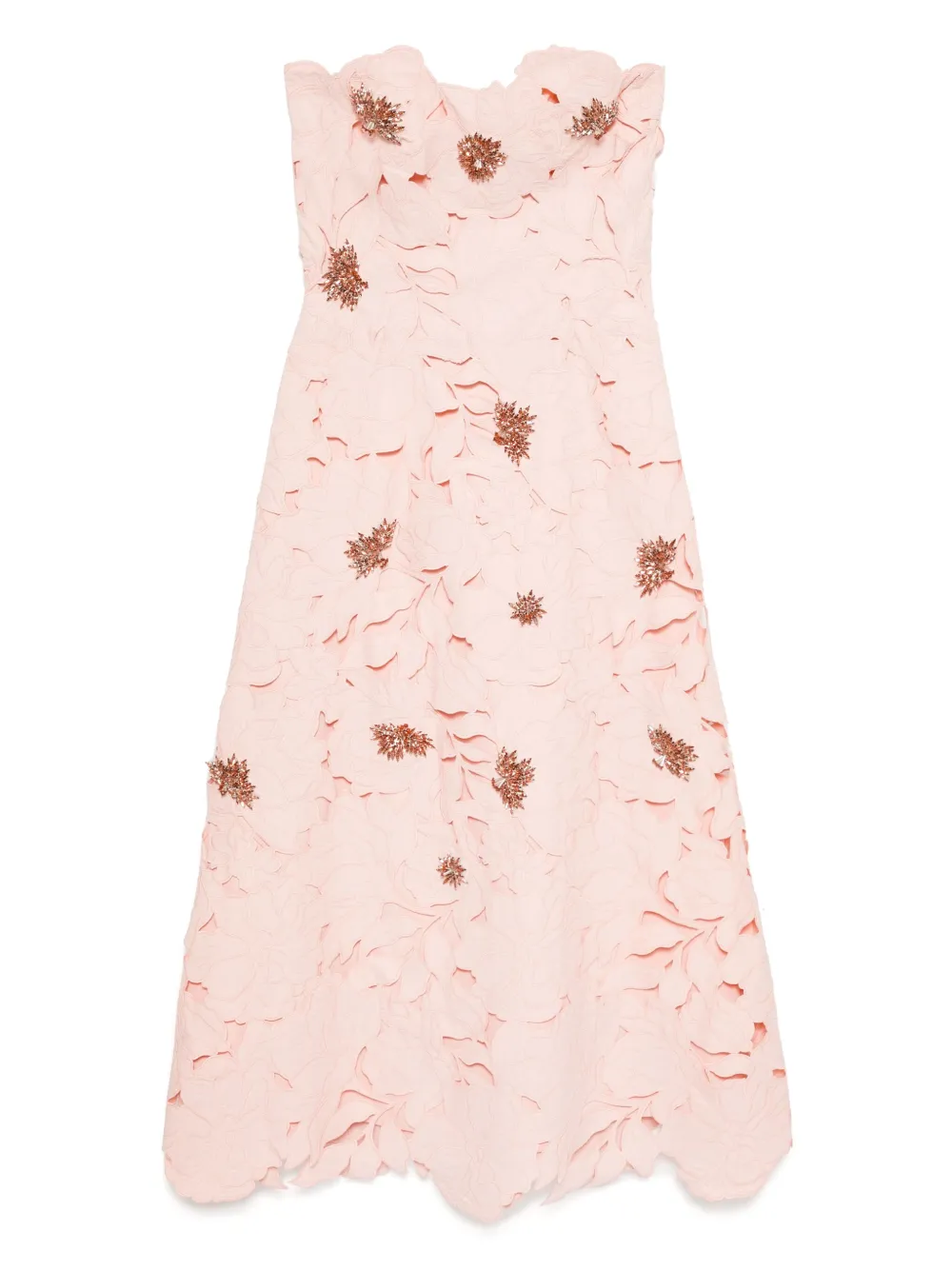 Кружевное платье Costarellos, розовый
Кружевное платье Costarellos, розовый