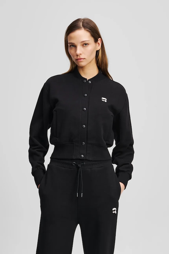 Хлопковая толстовка Karl Lagerfeld, черный
Хлопковая толстовка Karl Lagerfeld, черный