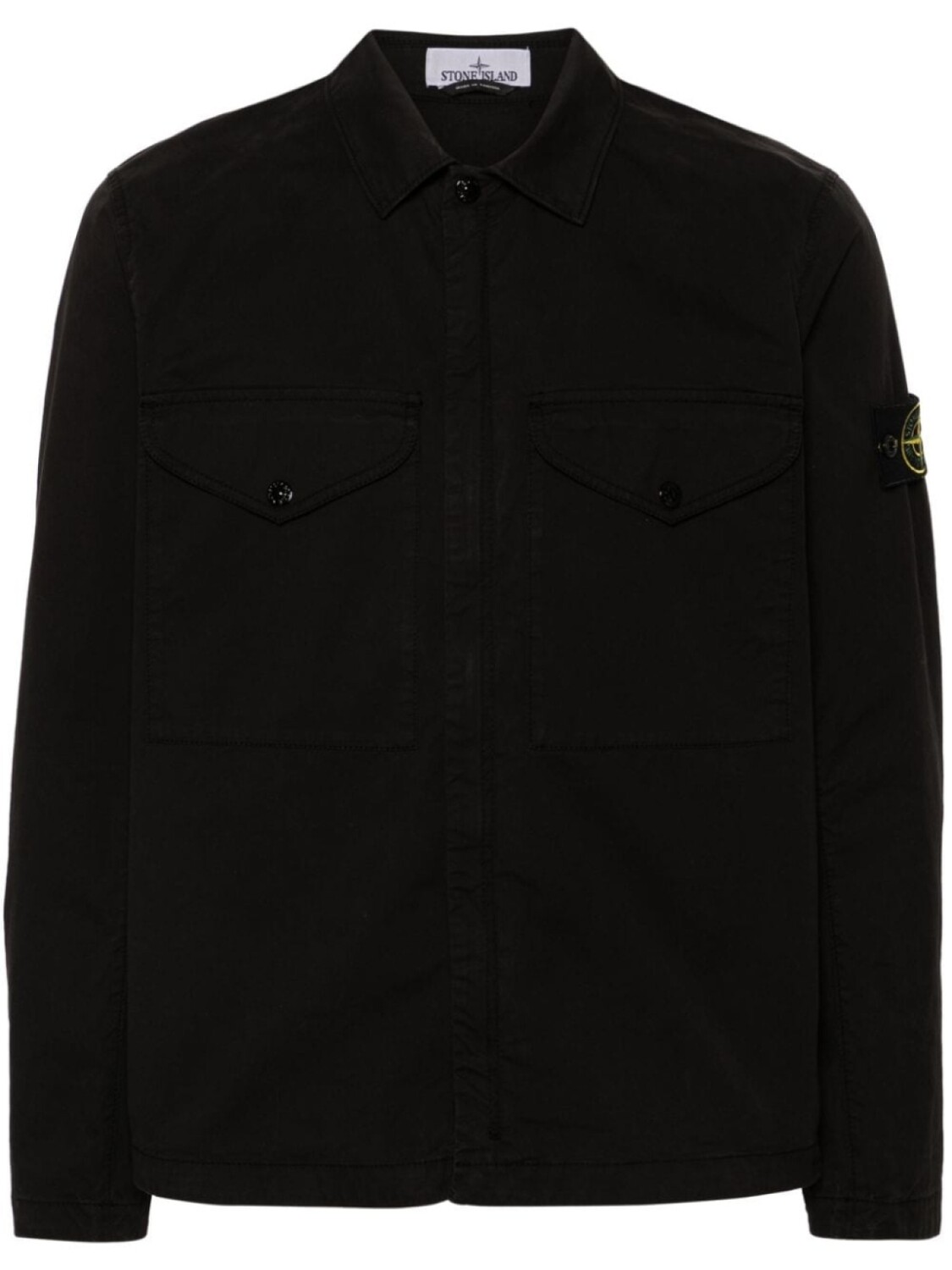 Stone Island куртка-рубашка с значком компаса, черный
Stone Island куртка-рубашка с значком компаса, черный
