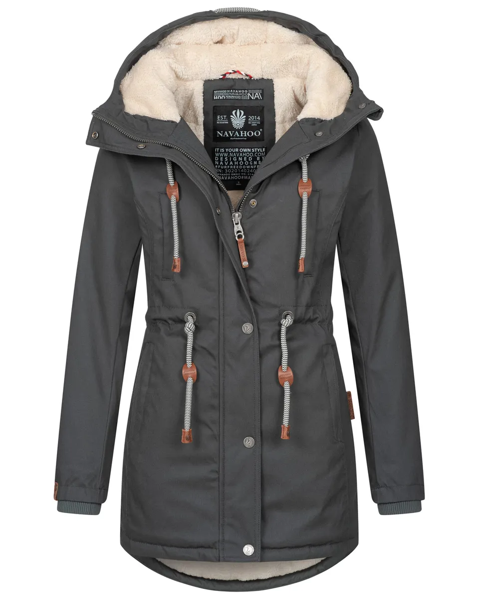 Зимняя куртка Наваху "Ирелиаа" с теплым мехом плюшевого плетения Navahoo, антрацит, Черный, Зимняя куртка Наваху "Ирелиаа" с теплым мехом плюшевого плетения Navahoo, антрацит 
Зимняя куртка Наваху "Ирелиаа" с теплым мехом плюшевого плетения Navahoo, антрацит, Черный, Зимняя куртка Наваху "Ирелиаа" с теплым мехом плюшевого плетения Navahoo, антрацит