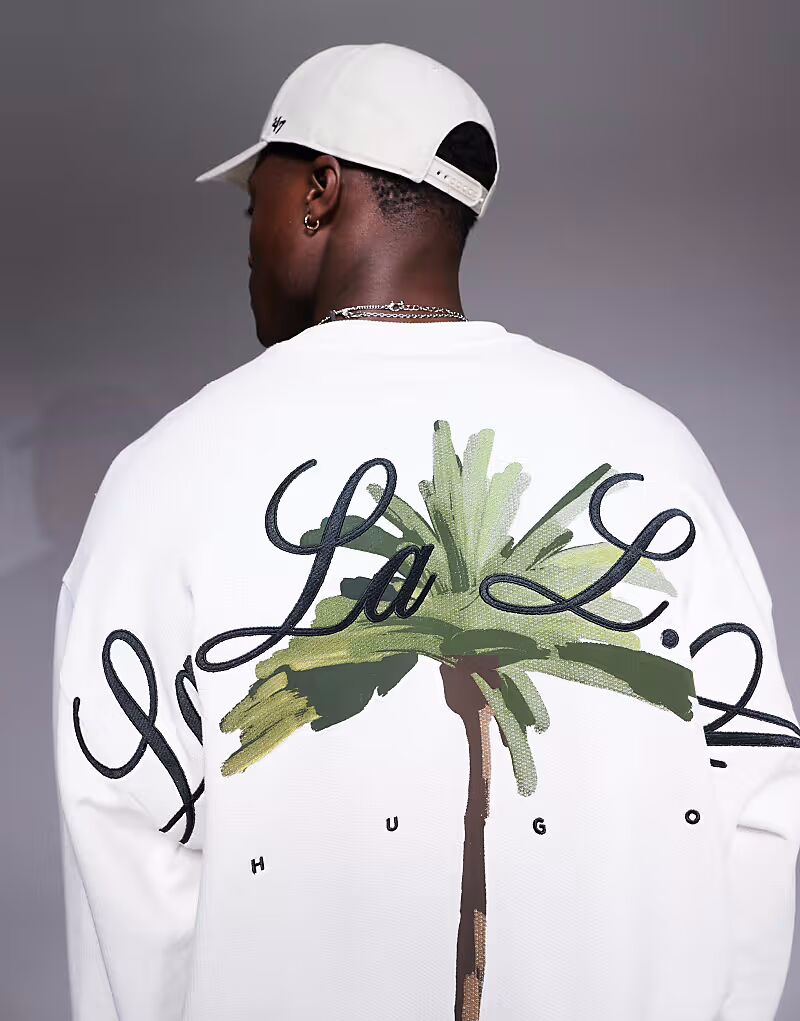 Толстовка свободного кроя HUGO RED Dutap с принтом на спине в цвете «кремовый»
Толстовка свободного кроя HUGO RED Dutap с принтом на спине в цвете «кремовый»