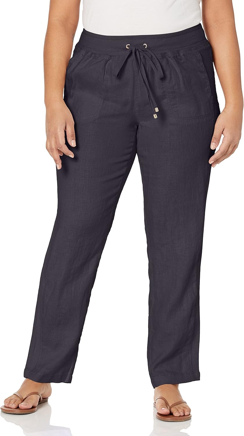 Женские повседневные базовые легкие льняные брюки Tommy Hilfiger, Sky Capt
Женские повседневные базовые легкие льняные брюки Tommy Hilfiger, Sky Capt