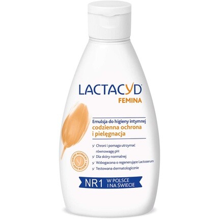 Lactacyd Эмульсия для интимной гигиены Femina, ежедневное защитное мыло 200 мл
Lactacyd Эмульсия для интимной гигиены Femina, ежедневное защитное мыло 200 мл